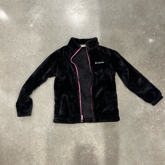 Columbia Girls Fleece Zip Up Jacket - Picture 1 of 5